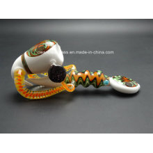 Factory Wholesale! Beautiful Hand Made Heady Glass Pipe Smoking Pipe